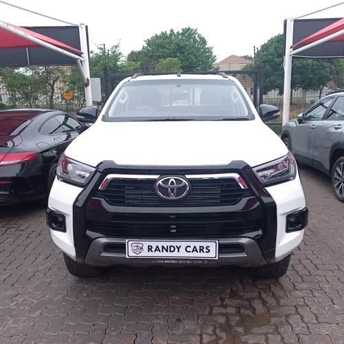 
								2023  Toyota Hilux 2.4GD-6 Double Cab Raider,Leather interior,Aircon,Radio ,PDC Sensors etc amazing discounts on cash deals! free delivery guaranteed around gauteng province only. we also arrange finance through all major banks. we give 24hrs turn around period for finance applicants and same time delivery on cash deals. contact our sales team. or visit our dealership RANDY CARS AT 541 LOUIS BOTHA AVENUE SAVOY ESTATE JHB full									