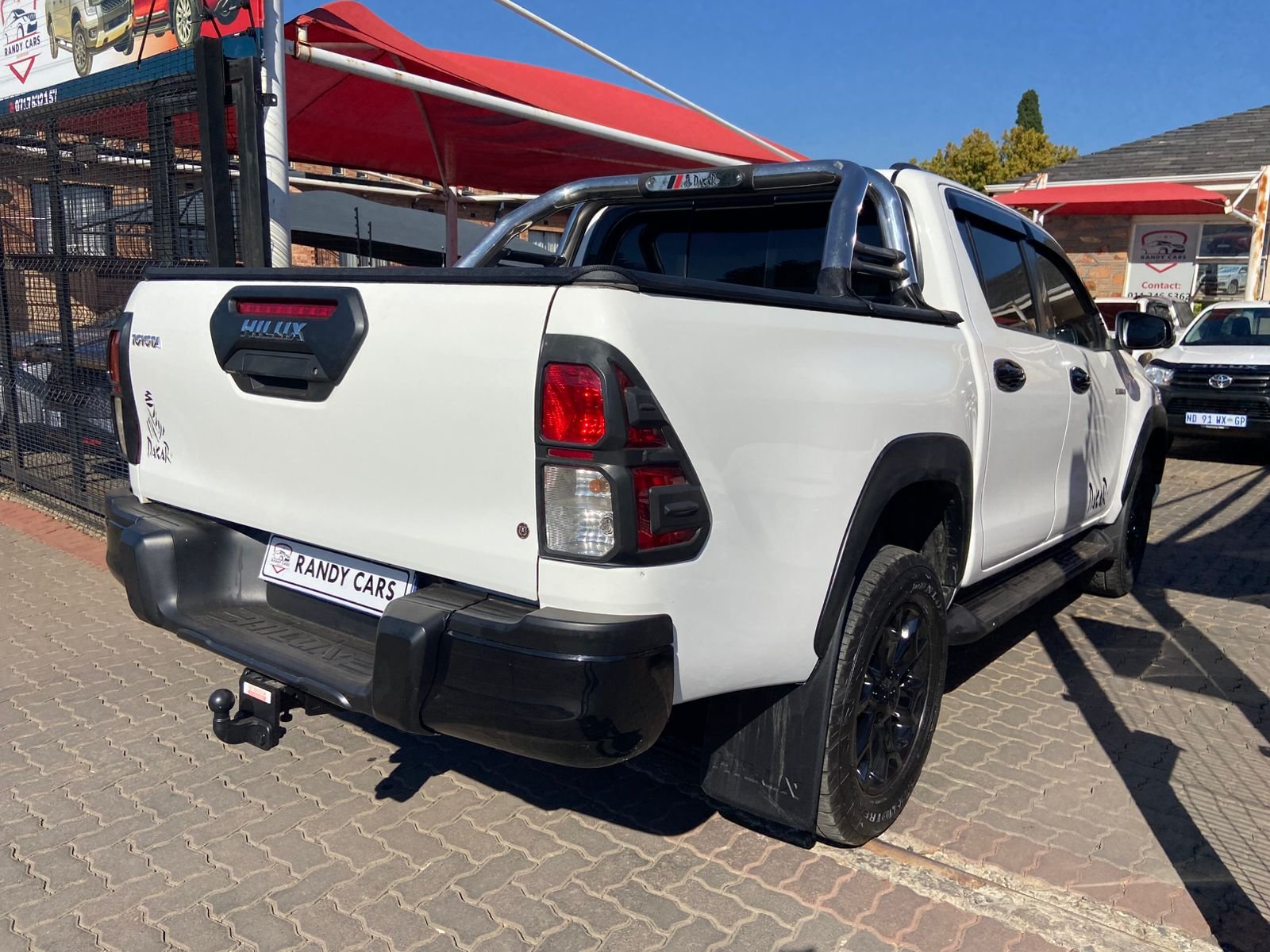 
								Toyota Hilux 2.8GD-6 Double Cab Raider Dakar Auto,Leather interior,Aircon,Radio etc amazing discounts on cash deals! free delivery guaranteed around gauteng province only. we also arrange finance through all major banks. we give 24hrs turn around period for finance applicants and same time delivery on cash deals. contact our sales team. or visit our dealership RANDY CARS AT 541 LOUIS BOTHA AVENUE SAVOY ESTATE full									