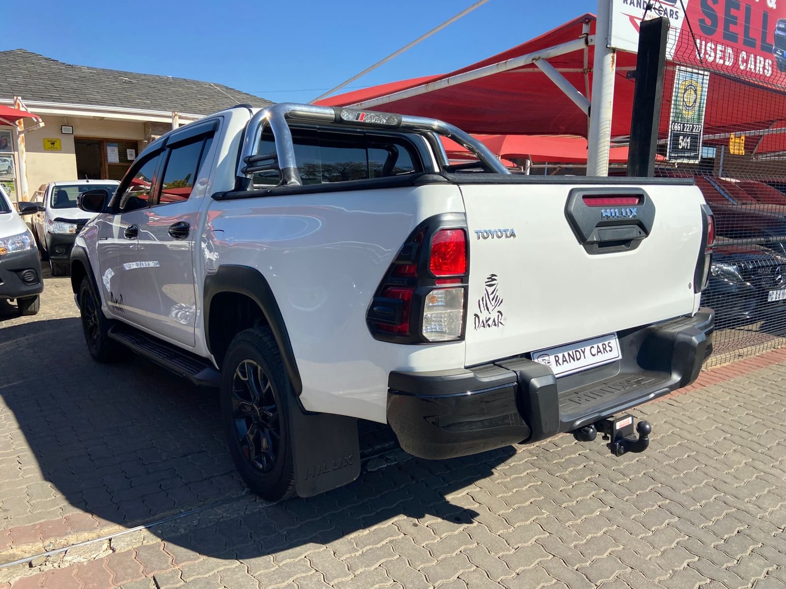 
								Toyota Hilux 2.8GD-6 Double Cab Raider Dakar Auto,Leather interior,Aircon,Radio etc amazing discounts on cash deals! free delivery guaranteed around gauteng province only. we also arrange finance through all major banks. we give 24hrs turn around period for finance applicants and same time delivery on cash deals. contact our sales team. or visit our dealership RANDY CARS AT 541 LOUIS BOTHA AVENUE SAVOY ESTATE full									