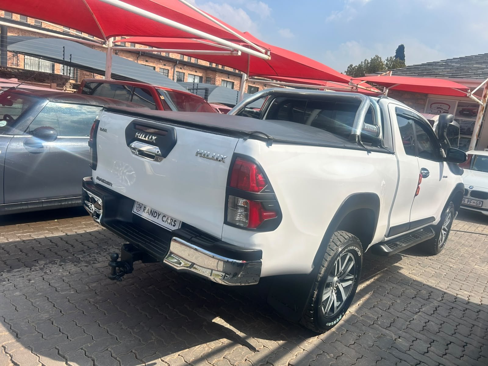
								Toyota Hilux 2.8GD-6 Xtra cab Raider,Leather interior,Aircon etc amazing discounts on cash deals! free delivery guaranteed around gauteng province only. we also arrange finance through all major banks. we give 24hrs turn around period for finance applicants and same time delivery on cash deals. contact our sales team. or visit our dealership RANDY CARS AT 541 LOUIS BOTHA AVENUE SAVOY ESTATE JHB full									