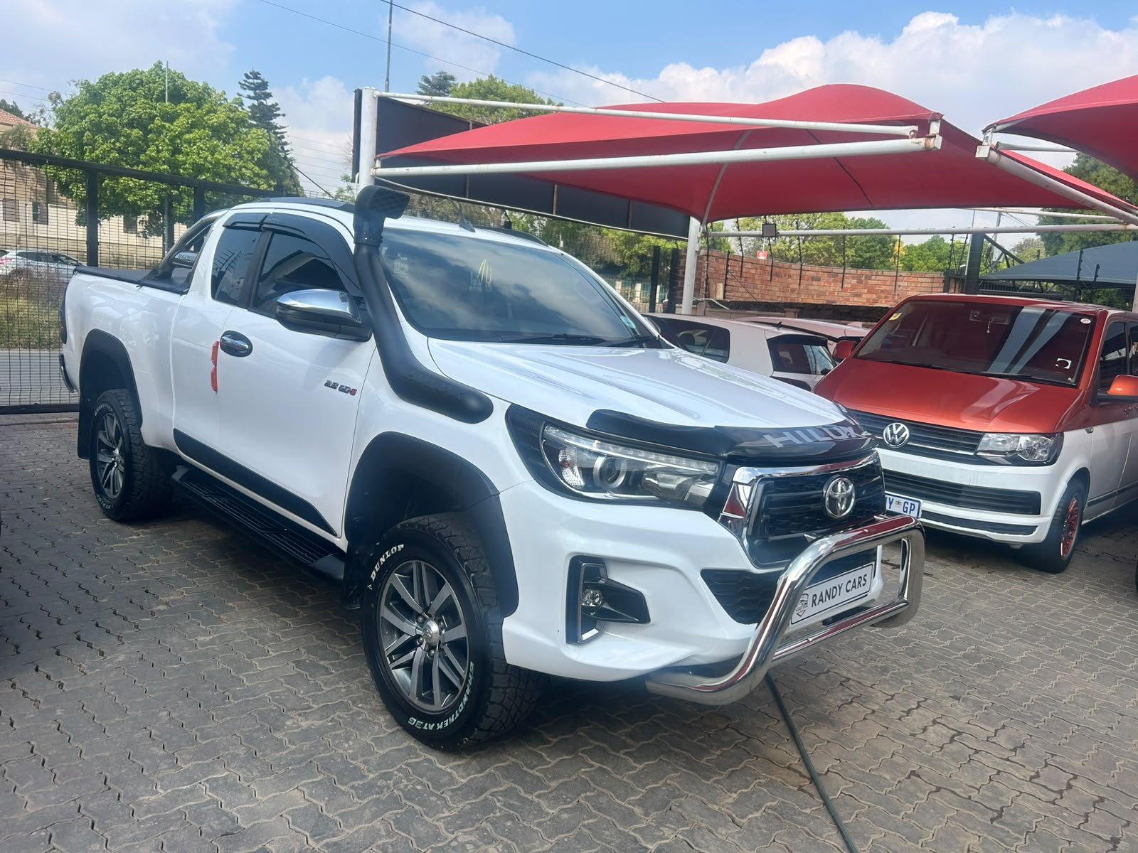 
								Toyota Hilux 2.8GD-6 Xtra cab Raider,Leather interior,Aircon etc amazing discounts on cash deals! free delivery guaranteed around gauteng province only. we also arrange finance through all major banks. we give 24hrs turn around period for finance applicants and same time delivery on cash deals. contact our sales team. or visit our dealership RANDY CARS AT 541 LOUIS BOTHA AVENUE SAVOY ESTATE JHB full									