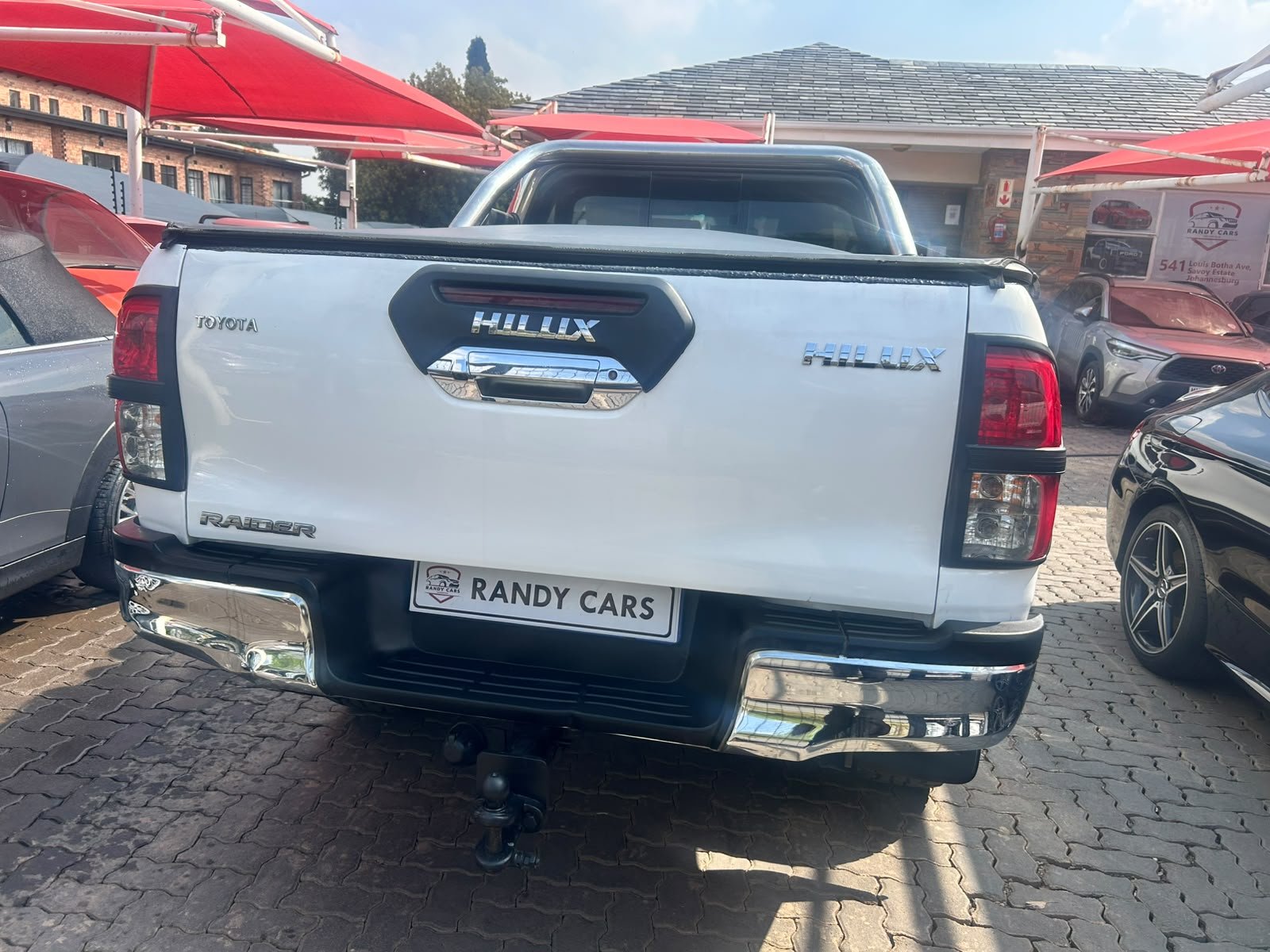 
								Toyota Hilux 2.8GD-6 Xtra cab Raider,Leather interior,Aircon etc amazing discounts on cash deals! free delivery guaranteed around gauteng province only. we also arrange finance through all major banks. we give 24hrs turn around period for finance applicants and same time delivery on cash deals. contact our sales team. or visit our dealership RANDY CARS AT 541 LOUIS BOTHA AVENUE SAVOY ESTATE JHB full									