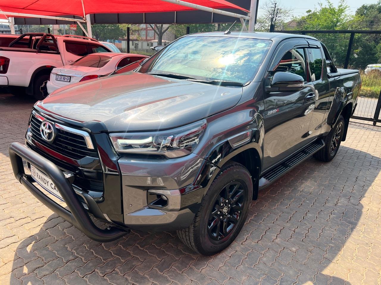 
								Toyota Hilux 2.8GD-6 Xtra Cab 4×4 Legend Auto,Leather interior,Aircon ,Navigation etc amazing discounts on cash deals! free delivery guaranteed around gauteng province only. we also arrange finance through all major banks. we give 24hrs turn around period for finance applicants and same time delivery on cash deals. contact our sales team. or visit our dealership RANDY CARS AT 541 LOUIS BOTHA AVENUE SAVOY ESTATE JHB full									