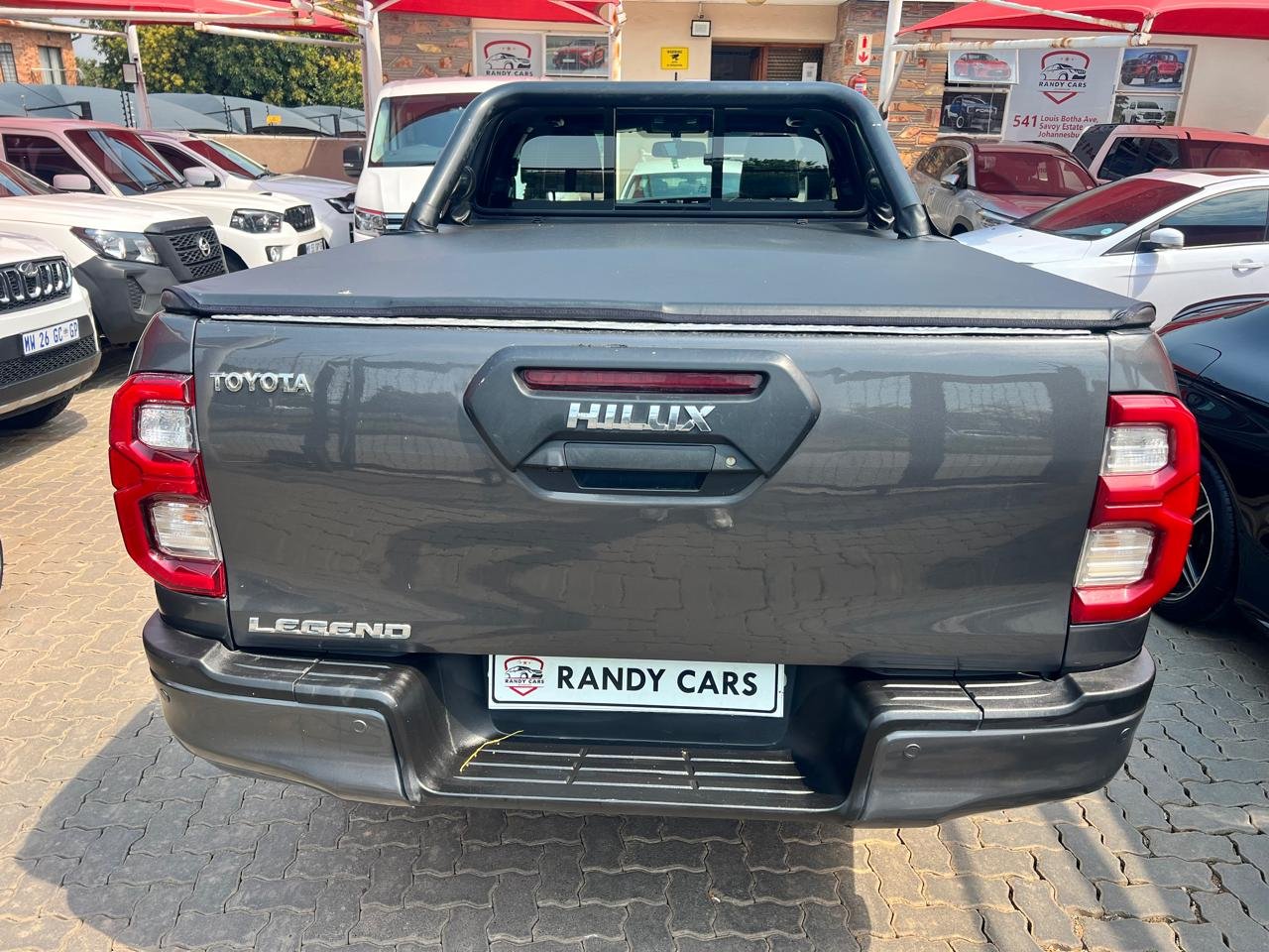 
								Toyota Hilux 2.8GD-6 Xtra Cab 4×4 Legend Auto,Leather interior,Aircon ,Navigation etc amazing discounts on cash deals! free delivery guaranteed around gauteng province only. we also arrange finance through all major banks. we give 24hrs turn around period for finance applicants and same time delivery on cash deals. contact our sales team. or visit our dealership RANDY CARS AT 541 LOUIS BOTHA AVENUE SAVOY ESTATE JHB full									