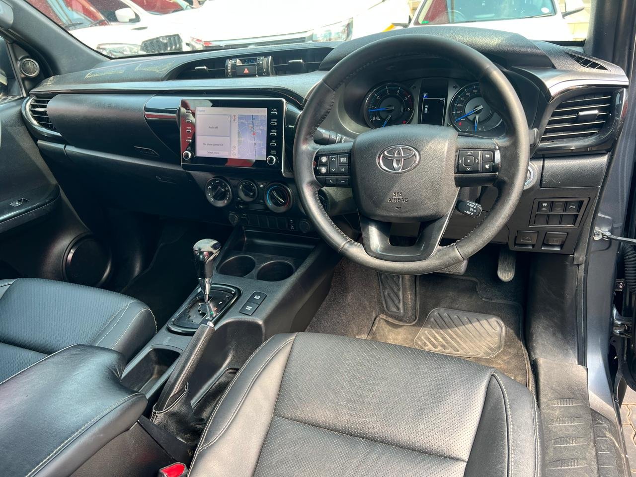 
								Toyota Hilux 2.8GD-6 Xtra Cab 4×4 Legend Auto,Leather interior,Aircon ,Navigation etc amazing discounts on cash deals! free delivery guaranteed around gauteng province only. we also arrange finance through all major banks. we give 24hrs turn around period for finance applicants and same time delivery on cash deals. contact our sales team. or visit our dealership RANDY CARS AT 541 LOUIS BOTHA AVENUE SAVOY ESTATE JHB full									