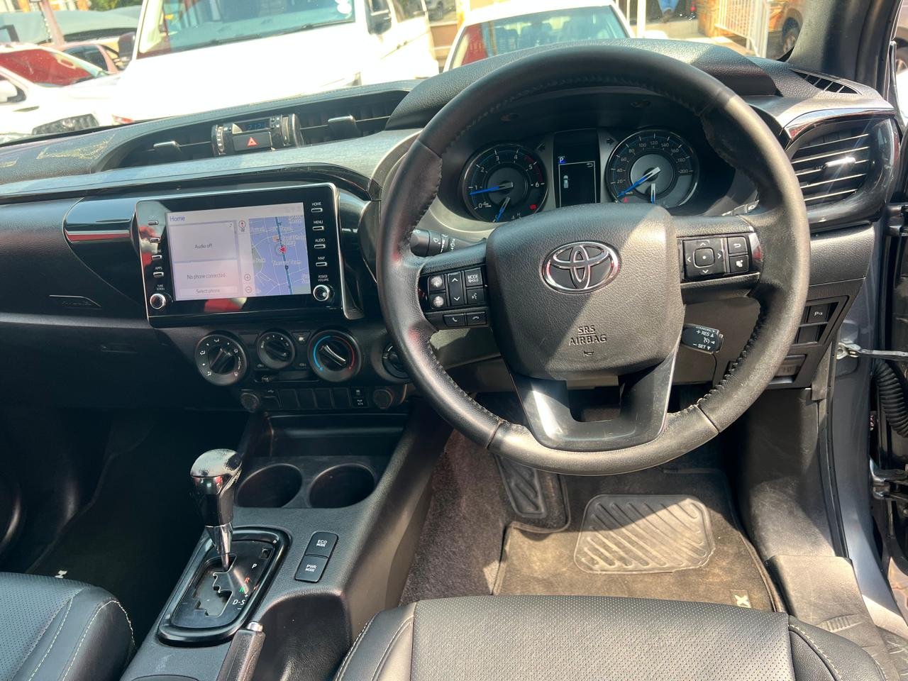
								Toyota Hilux 2.8GD-6 Xtra Cab 4×4 Legend Auto,Leather interior,Aircon ,Navigation etc amazing discounts on cash deals! free delivery guaranteed around gauteng province only. we also arrange finance through all major banks. we give 24hrs turn around period for finance applicants and same time delivery on cash deals. contact our sales team. or visit our dealership RANDY CARS AT 541 LOUIS BOTHA AVENUE SAVOY ESTATE JHB full									