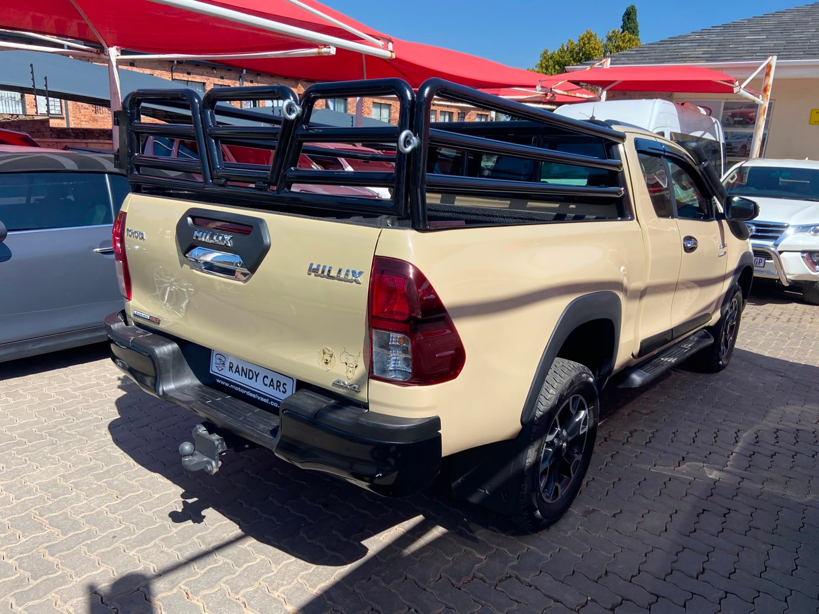 
								Toyota Hilux 2.8GD-6 Xtra Cab 4×4 Legend 50,Leather interior,electric windows,aircon etc… we give amazing discounts on cash deals! free delivery guaranteed around gauteng province only. we also arrange finance through all major banks. we give 24hrs turn around period for finance applicants and same time delivery on cash deals. contact our sales team full									