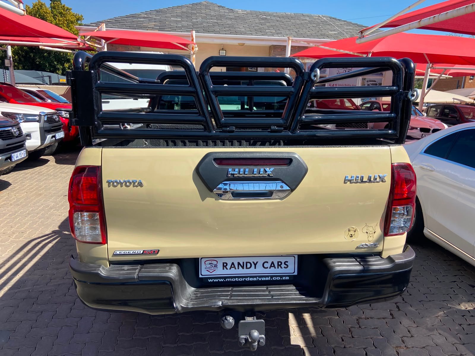 
								Toyota Hilux 2.8GD-6 Xtra Cab 4×4 Legend 50,Leather interior,electric windows,aircon etc… we give amazing discounts on cash deals! free delivery guaranteed around gauteng province only. we also arrange finance through all major banks. we give 24hrs turn around period for finance applicants and same time delivery on cash deals. contact our sales team full									
