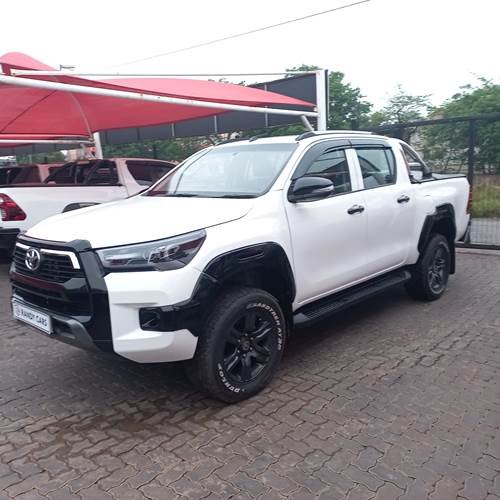 
								2023  Toyota Hilux 2.4GD-6 Double Cab Raider,Leather interior,Aircon,Radio ,PDC Sensors etc amazing discounts on cash deals! free delivery guaranteed around gauteng province only. we also arrange finance through all major banks. we give 24hrs turn around period for finance applicants and same time delivery on cash deals. contact our sales team. or visit our dealership RANDY CARS AT 541 LOUIS BOTHA AVENUE SAVOY ESTATE JHB full									